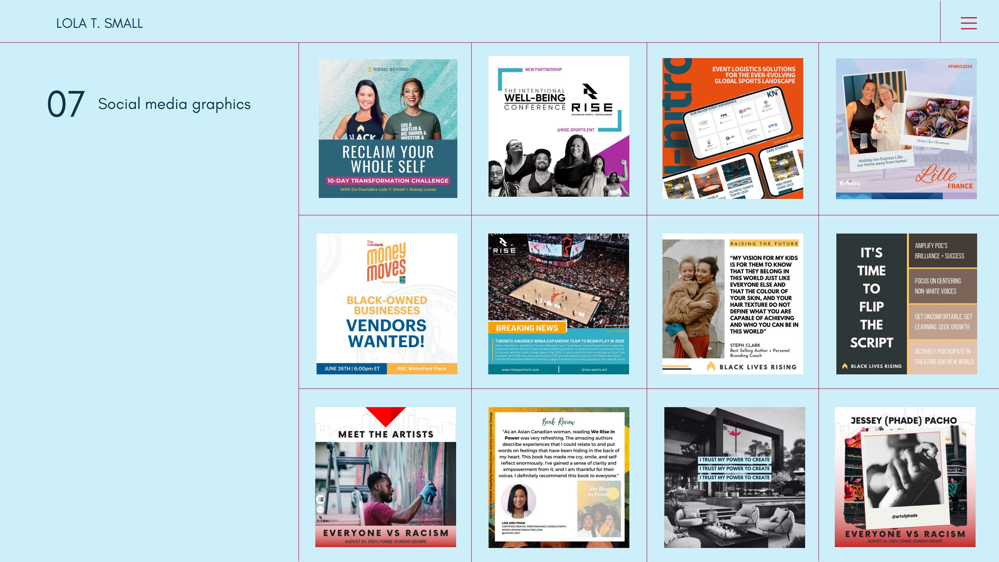 Social media graphics for impact-driven brands and entrepreneurs